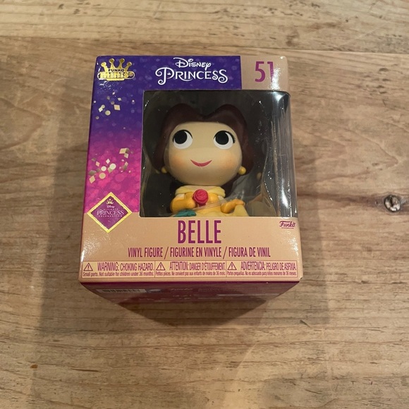 NIB Funko Minis Disney Princess #51 Belle Beauty & The Beast - Picture 4 of 7